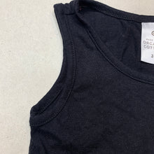 Load image into Gallery viewer, unisex Target, black organic cotton singlet top, EUC, size 3,  