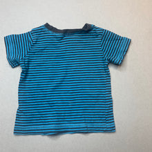Load image into Gallery viewer, Boys Tiny Little Wonders, striped cotton t-shirt / top, GUC, size 00,  