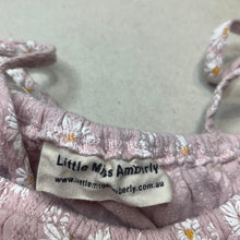 Load image into Gallery viewer, Girls Little Miss Amberly, floral cotton summer romper, EUC, size 00,  