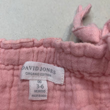 Load image into Gallery viewer, Girls David Jones, organic cotton summer romper, FUC, size 00,  