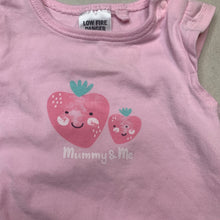 Load image into Gallery viewer, Girls Target, pink cotton bodysuit / romper, EUC, size 000,  