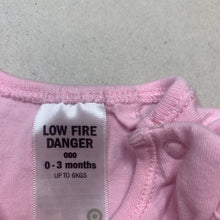 Load image into Gallery viewer, Girls Target, pink cotton bodysuit / romper, EUC, size 000,  