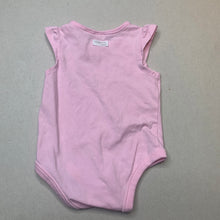 Load image into Gallery viewer, Girls Target, pink cotton bodysuit / romper, EUC, size 000,  
