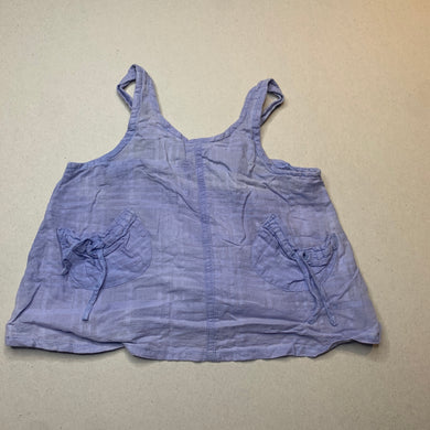 Girls Pumpkin Patch, vintage lightweight cotton top, discolouration, FUC, size 1,  