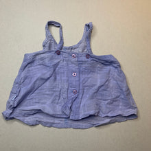 Load image into Gallery viewer, Girls Pumpkin Patch, vintage lightweight cotton top, discolouration, FUC, size 1,  
