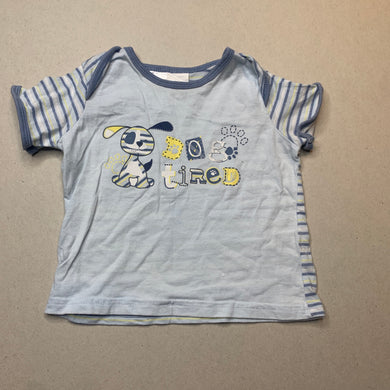 Boys Tiny Little Wonders, cotton t-shirt / top, dog, GUC, size 0,  
