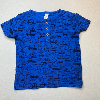 Boys Dymples, cotton henley t-shirt / top, EUC, size 1,  
