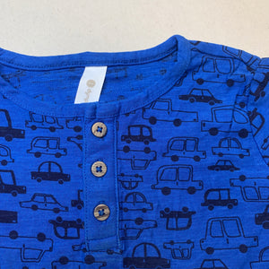 Boys Dymples, cotton henley t-shirt / top, EUC, size 1,  