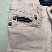 Load image into Gallery viewer, Girls Bardot Junior, pink stretch denim pants, adjustable, FUC, size 000,  