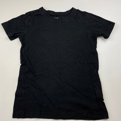Boys Anko, black cotton t-shirt / top, GUC, size 5,  