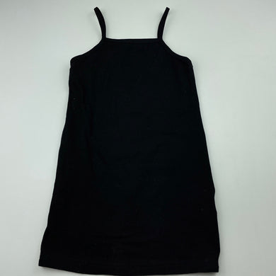 Girls SHEIN, black stretchy casual dress, GUC, size 3, L: 51cm