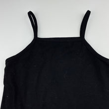 Load image into Gallery viewer, Girls SHEIN, black stretchy casual dress, GUC, size 3, L: 51cm