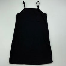 Load image into Gallery viewer, Girls SHEIN, black stretchy casual dress, GUC, size 3, L: 51cm