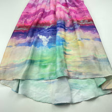Load image into Gallery viewer, Girls Bardot Junior, lightweight summer hi-lo dress, FUC, size 6, L: 60cm at front