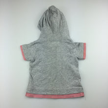 Load image into Gallery viewer, Boys Mix Baby, grey cotton hoodie / t-shirt / top, GUC, size 000