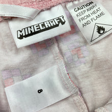 Load image into Gallery viewer, Girls Mojang, Minecraft cotton pyjama pants / bottoms, GUC, size 8,  