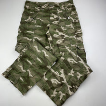 Load image into Gallery viewer, Girls Junior Zone, lightweight cotton camo print pants, W: 34cm across, Inside leg: 63cm, EUC, size 10,  