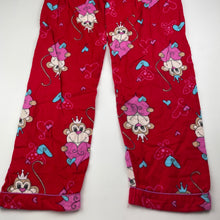 Load image into Gallery viewer, Girls Snooze Zone, flannel cotton pyjama pants, elasticated, GUC, size 10,  