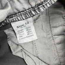 Load image into Gallery viewer, Girls Pink Sugar, stretch cotton casual pants, adjustable, Inside leg: 67cm, GUC, size 12,  