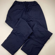 Load image into Gallery viewer, Boys Uniqlo, navy fleece lined pants, adjustable, Inside leg: 62cm, EUC, size 13,  
