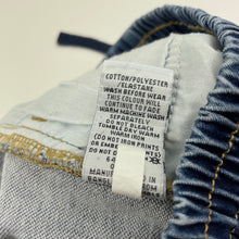 Load image into Gallery viewer, Boys Target, knit stretch denim jogger pants, elasticated, Inside leg: 32cm, FUC, size 2,  