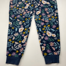 Load image into Gallery viewer, Girls Anko, soft fleece floral pyjama pants, elasticated, GUC, size 10,  