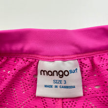 Load image into Gallery viewer, Girls Mango, lightweight beach shorts, elasticated, GUC, size 3,  