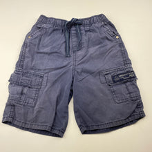 Load image into Gallery viewer, Boys Emerson, blue cotton cargo shorts, elasticated, FUC, size 5,  