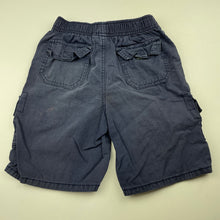 Load image into Gallery viewer, Boys Emerson, blue cotton cargo shorts, elasticated, FUC, size 5,  