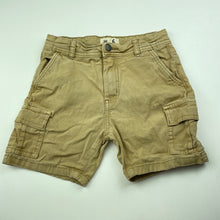 Load image into Gallery viewer, Boys Cotton On, stretch cotton cargo shorts, adjustable, GUC, size 6,  