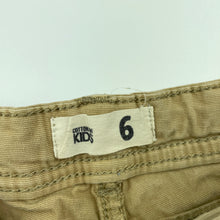 Load image into Gallery viewer, Boys Cotton On, stretch cotton cargo shorts, adjustable, GUC, size 6,  