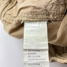 Load image into Gallery viewer, Boys Cotton On, stretch cotton cargo shorts, adjustable, GUC, size 6,  