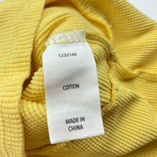 Load image into Gallery viewer, Girls KID, yellow waffle cotton skirt, elasticated, L: 30.5cm, GUC, size 10,  