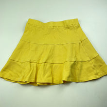 Load image into Gallery viewer, Girls KID, yellow waffle cotton skirt, elasticated, L: 30.5cm, GUC, size 10,  