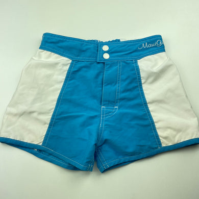 Girls Maui & Sons, lightweight board shorts, elasticated, EUC, size 5,  