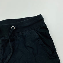 Load image into Gallery viewer, Girls Favourites, black cotton shorts, elasticated, EUC, size 5,  