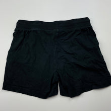 Load image into Gallery viewer, Girls Favourites, black cotton shorts, elasticated, EUC, size 5,  