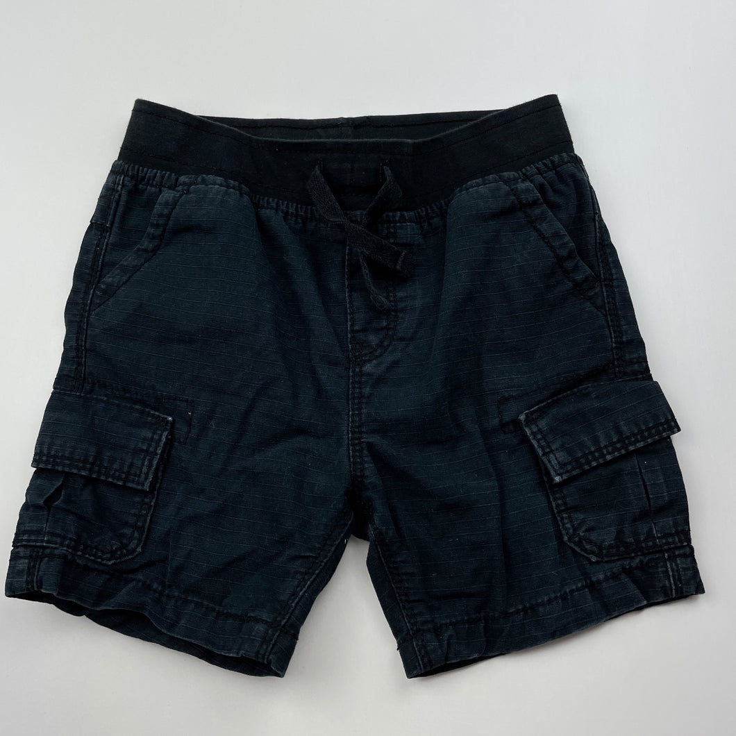 Boys Dymples, black cotton shorts, elasticated, GUC, size 1,  