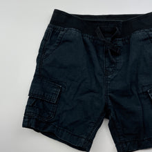 Load image into Gallery viewer, Boys Dymples, black cotton shorts, elasticated, GUC, size 1,  