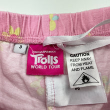 Load image into Gallery viewer, Girls Dreamworks, Trolls cotton pyjama shorts, GUC, size 3,  