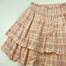 Load image into Gallery viewer, Girls Target, tiered stretch cotton skirt, elasticated, L: 36cm, EUC, size 10,  