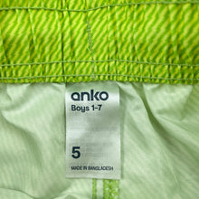 Load image into Gallery viewer, Boys Anko, lightweight board shorts, elasticated, FUC, size 5,  