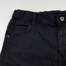 Load image into Gallery viewer, Boys Target, black stretch cotton shorts, adjustable, EUC, size 12,  