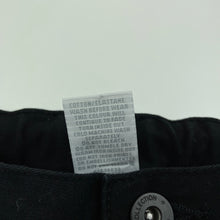 Load image into Gallery viewer, Boys Target, black stretch cotton shorts, adjustable, EUC, size 12,  