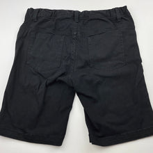 Load image into Gallery viewer, Boys Target, black stretch cotton shorts, adjustable, EUC, size 12,  