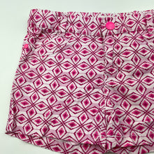 Load image into Gallery viewer, Girls Pumpkin Patch, lightweight cotton shorts, adjustable, EUC, size 6,  