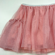 Load image into Gallery viewer, Girls Lily &amp; Dan, lined pink tulle party skirt, elasticated, L: 31cm, FUC, size 5-6,  