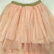 Load image into Gallery viewer, Girls Seed, cotton lined tulle party skirt, elasticated, L: 30cm at front, GUC, size 5,  