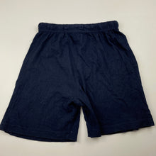 Load image into Gallery viewer, Boys Tilt, navy cotton pyjama shorts, elasticated, GUC, size 7,  