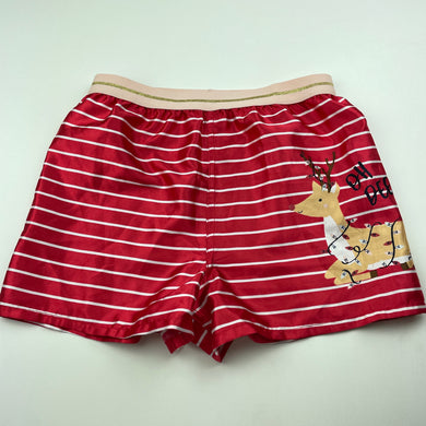 Girls Anko, lightweight Christmas pyjama shorts, EUC, size 8-10,  